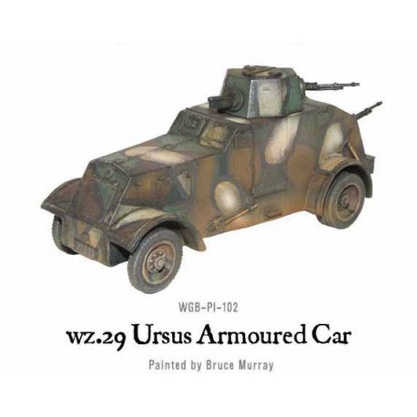 Polish Army wz.29 Ursus heavy armoured car 28mm WWII WARLORD GAMES