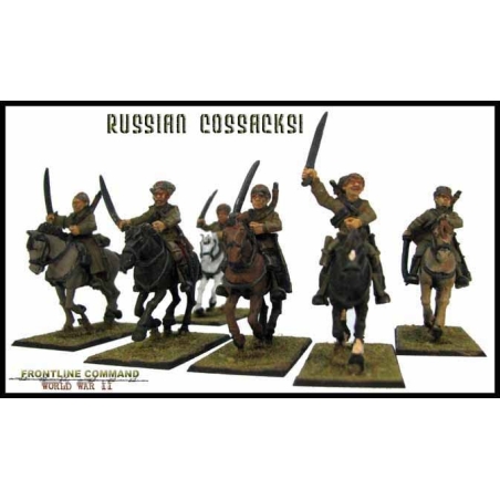 Russian Soviet Russian Cossack Cavalry 28mm COPPLESTONE CASTINGS