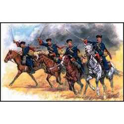 Russian Soviet Russian Cossack Cavalry Command 28mm COPPLESTONE CASTINGS