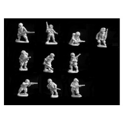 American U.S. Paras in Helmets 28mm WWII WEST WIND