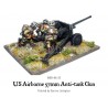 American U.S. Airborne 57mm anti-tank gun 28mm WWII WARLORD GAMES