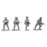 American U.S. Airborne Para  with SMGs "Grease Guns" II 28mm WWII BLACK TREE DESIGN