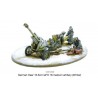 German Heer 10.5cm leFH 18 medium artillery (Winter) 28mm WWII WARLORD GAMES