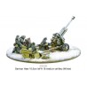 German Heer 10.5cm leFH 18 medium artillery (Winter) 28mm WWII WARLORD GAMES