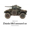 British Diamler MKI Armored Car 28mm WWII WARLORD GAMES