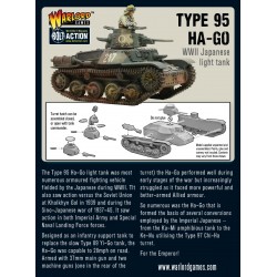 Imperial Japanese Type 95 HA-GO Light Tank 28mm WWII WARLORD GAMES