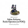 Italian Airborne Radio Operator (or FOO) 28mm WWII WARLORD GAMES