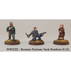 Russian Soviet Partizan Tank Bombers 28mm WWII BLACK TREE DESIGN