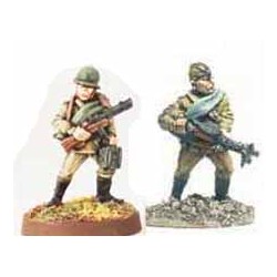 Russian Soviet LMG Team C 28mm WWII BLACK TREE DESIGN