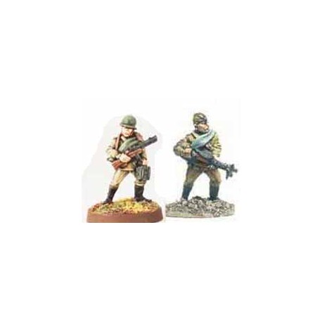 Russian Soviet LMG Team C 28mm WWII BLACK TREE DESIGN