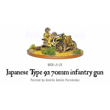 Imperial Japanese Type 92 70mm infantry gun 28mm WWII WARLORD GAMES