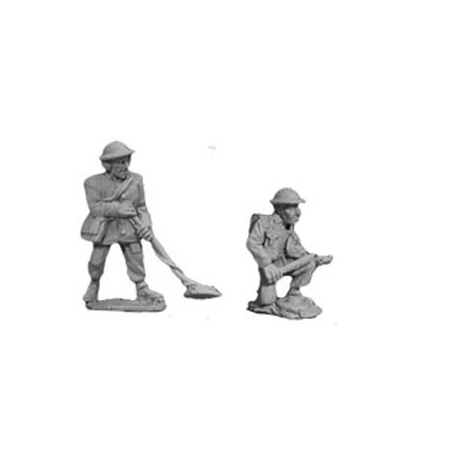 British Infantry Mine Sweeper Team 28mm WWII BLACK TREE DESIGN