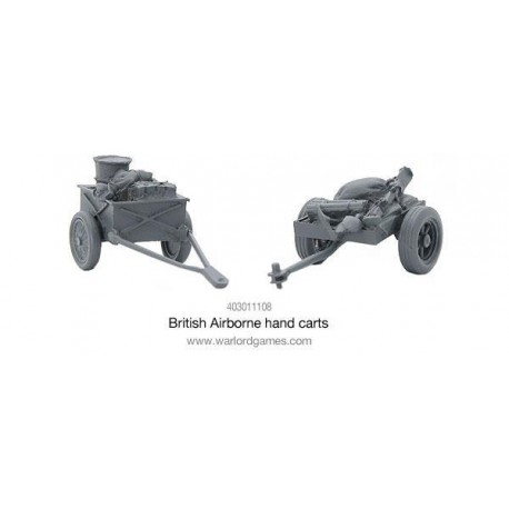 British Airborne Hand Carts 28mm WWII WARLORD GAMES