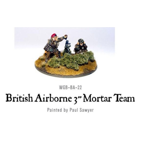 British Airborne 3" Mortar Team 28mm WWII WARLORD GAMES