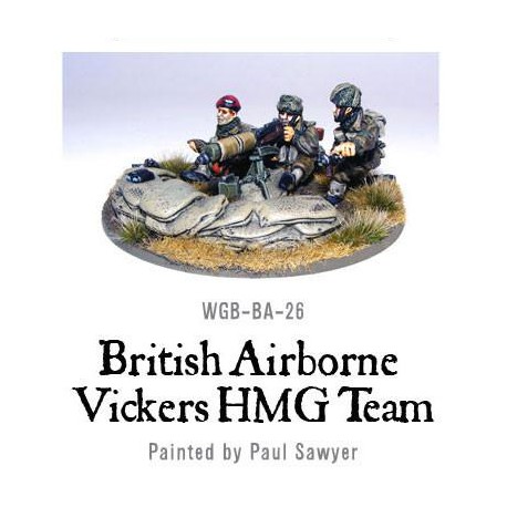 British Airborne Vickers MMG Team 28mm WWII WARLORD GAMES