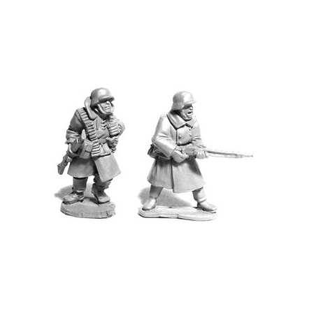 German MG42 Team in Greatcoats 28mm WWII ARTIZAN DESIGN