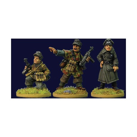 German Late War Infantry Command D 28mm WWII ARTIZAN DESIGN