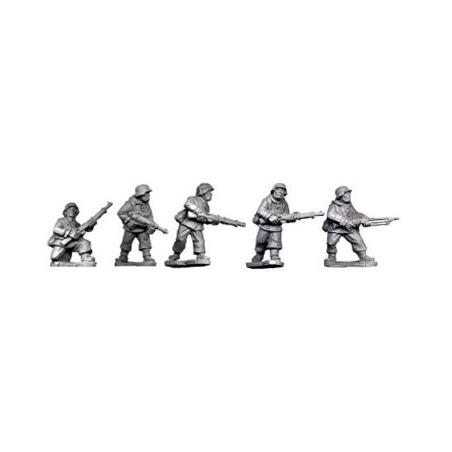 German Infantry II w/Rifles 28mm WWII ARTIZAN DESIGN