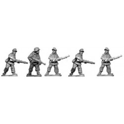 German Infantry in caps B 28mm WWII ARTIZAN DESIGN