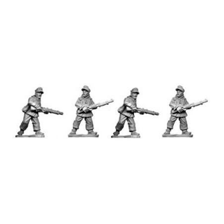 German Infantry in caps C 28mm WWII ARTIZAN DESIGN