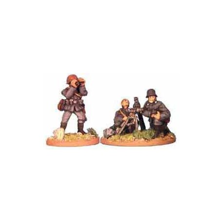 German Wehrmacht Mortar Team I 28mm WWII BLACK TREE DESIGN