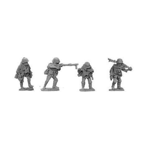 German MG34 Support Team 28mm WWII BLACK TREE DESIGN