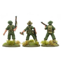 British Australian Army Officer Team (pacific) 28mm WWII WARLORD GAMES