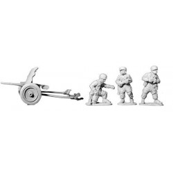 German Fallschirmjager PaK 37mm Anti-tank gun w/crew 28mm WWII BLACK TREE DESIGN