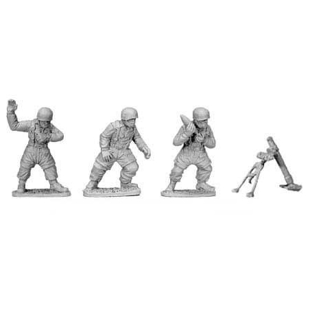 German Fallschirmjager Mortar Team 28mm WWII BLACK TREE DESIGN