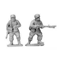 German Fallschirmjager MG34 Team B 28mm WWII BLACK TREE DESIGN