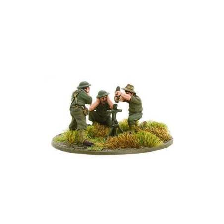 Australian medium mortar team (Pacific) 28mm WWII WARLORD GAMES