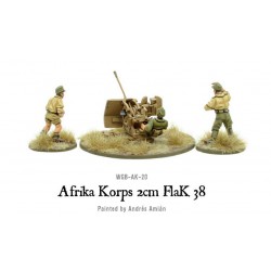 German Afrika Korps 2cm Flak 38 28mm WWII WARLORD GAMES