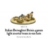 Italian Bersaglieri Brixia light mortar 28mm WWII WARLORD GAMES