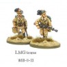 Italian Bersaglieri Breda LMG Team (Sun hats or Helmets) 28mm WWII WARLORD GAMES