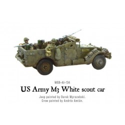 American U.S. Army M3 White scout car 28mm WWII WARLORD GAMES