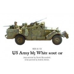 American U.S. Army M3 White scout car 28mm WWII WARLORD GAMES