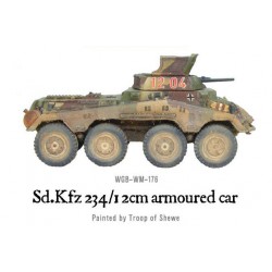 German Sd.Kfz 234/1 2cm armoured car 28mm WWII WARLORD GAMES