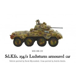 German Sd.Kfz 234/2 Luchsturm armoured car 28mm WWII WARLORD GAMES