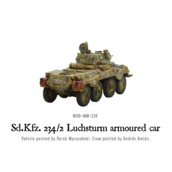 German Sd.Kfz 234/2 Luchsturm armoured car 28mm WWII WARLORD GAMES