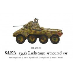 German Sd.Kfz 234/2 Luchsturm armoured car 28mm WWII WARLORD GAMES