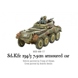 German Sd.Kfz 234/3 7.5cm armoured car 28mm WWII WARLORD GAMES