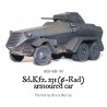 German Sd.Kfz 231 6-rad armoured car 28mm WWII WARLORD GAMES