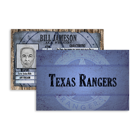 Texas Rangers Reinforcements! Bill Jameson