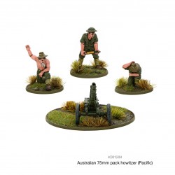 Australian 75mm pack howitzer (Pacific) 28mm WWII WARLORD GAMES