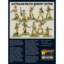 British Australian militia infantry section (Pacific) 28mm WWII WARLORD GAMES