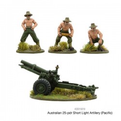 British Australian short 25-pdr (Pacific) 28mm WWII WARLORD GAMES