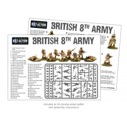 PRE-ORDER - British 8th Army Infantry box set 28mm WWII WARLORD GAMES