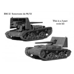 Italian Semovente 90/53 self-propelled gun 28mm WWII BLITZKRIEG MINIATURES