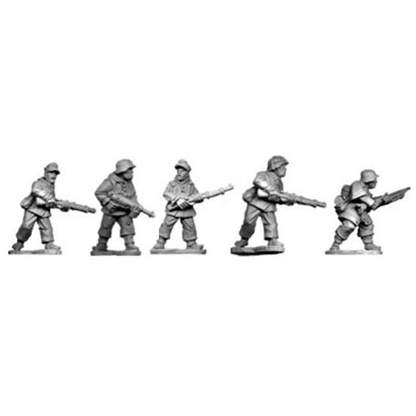 German Infantry IV w/rifles 28mm WWII ARTIZAN DESIGN