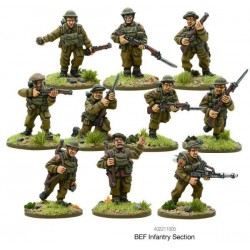 BEF (British Expeditionary Force) Infantry Section 28mm WWII WARLORD GAMES